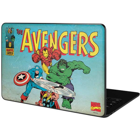Marvel Classic Comics The Avengers Google Pixelbook Go Skin